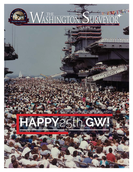 Happy25th,GW! on the Cover: (July 4, 1992) Friends and Family Members Gather for the Commission Ceremony of the Aircraft Carrier USS George Washington (CVN 73)