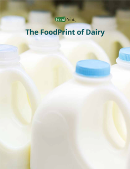 The Foodprint of Dairy Contents
