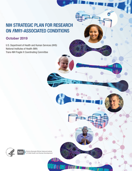 NIH STRATEGIC PLAN for RESEARCH on FMR1-ASSOCIATED CONDITIONS October 2019