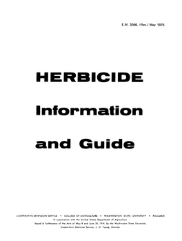 HERBICIDE and Guide