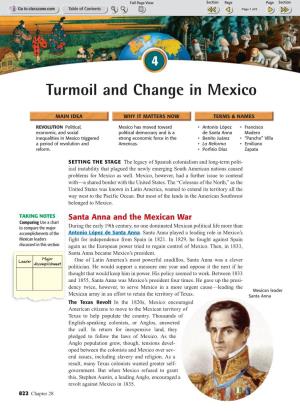 Turmoil and Change in Mexico