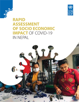 RAPID ASSESSMENT of SOCIO ECONOMIC IMPACT of COVID-19 in NEPAL Copyright @ 2020 by United Nations Development Programme, UN House, Pulchowk, Lalitpur, Nepal