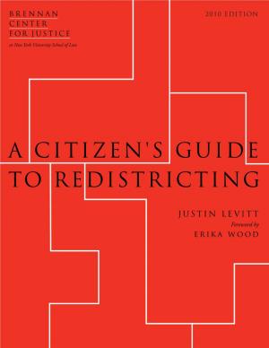 A Citizen's Guide to Redistricting