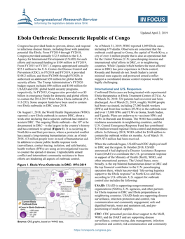 Ebola Outbreak: Democratic Republic of Congo
