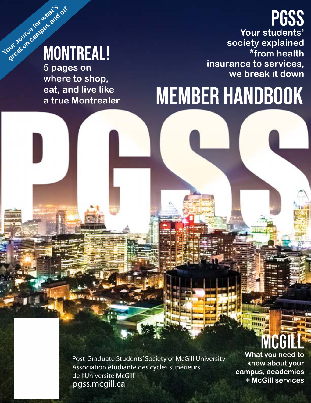 PGSS Member Handbook