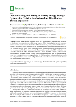 Optimal Siting and Sizing of Battery Energy Storage Systems for Distribution Network of Distribution System Operators
