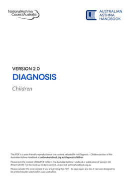 DIAGNOSIS Children