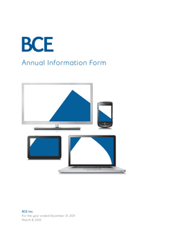 2011 BCE Annual Information Form