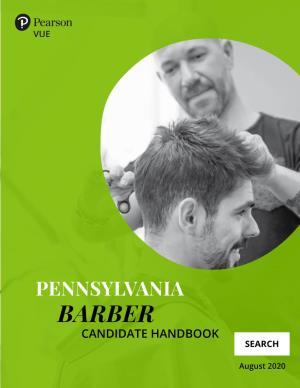 Pennsylvania Barber Candidate Handbook