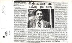 Making—Gay History Tigative Stories by the San Francisco Portunity to Read an Account of His Or Her Own Examiner, a Frightening Picture of U.S