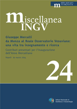 Giuseppe Mercalli Da Monza Al Reale Osservatorio Vesuviano