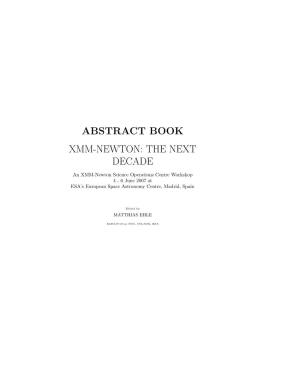 Abstract Book Xmm-Newton: the Next Decade