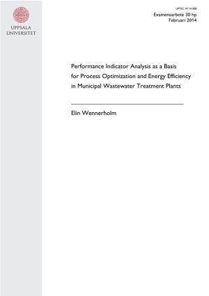 Performance Indicator Analysis As a Basis for Process Optimization and Energy Efficiency in Municipal Wastewater Treatment Plants