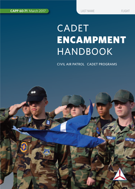 CAPP 60-71 Cadet Encampment Handbook March 2017
