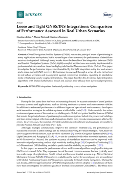 Loose and Tight GNSS/INS Integrations: Comparison of Performance Assessed in Real Urban Scenarios