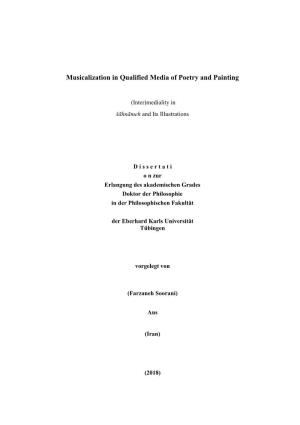 Musicalization in Qualified Media of Poetry and Painting