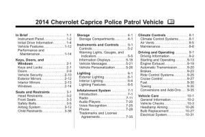 2014 Chevrolet Caprice Police Patrol Vehicle M