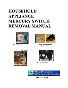 Household Appliance Mercury Switch Removal Manual