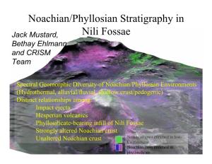 Noachian/Phyllosian Stratigraphy in Nili Fossae