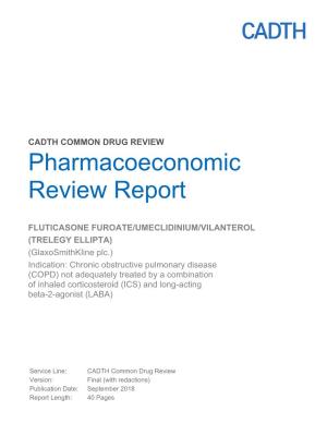 CDR Pharmacoeconomic Review Report for Trelegy Ellipta