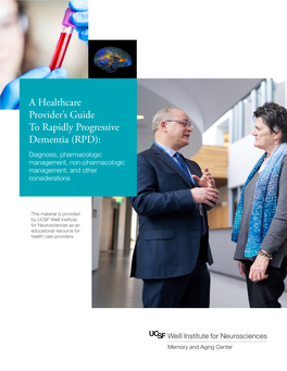 A Healthcare Provider's Guide to Rapidly Progressive Dementia (RPD)
