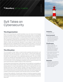 Sylt Takes on Cybersecurity