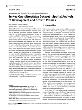 Turkey Openstreetmap Dataset