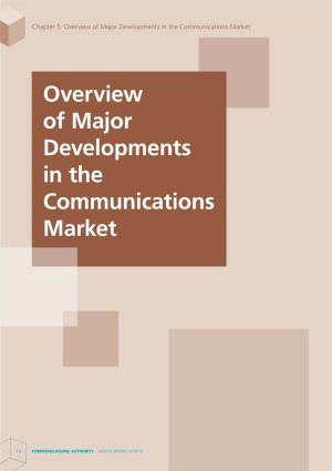 Overview of Major Developments in the Communications Market