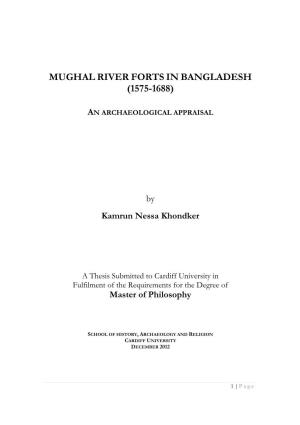 Mughal River Forts in Bangladesh (1575-1688)
