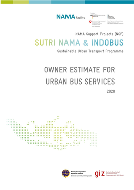 Owner Estimate for Urban Bus Services 2020