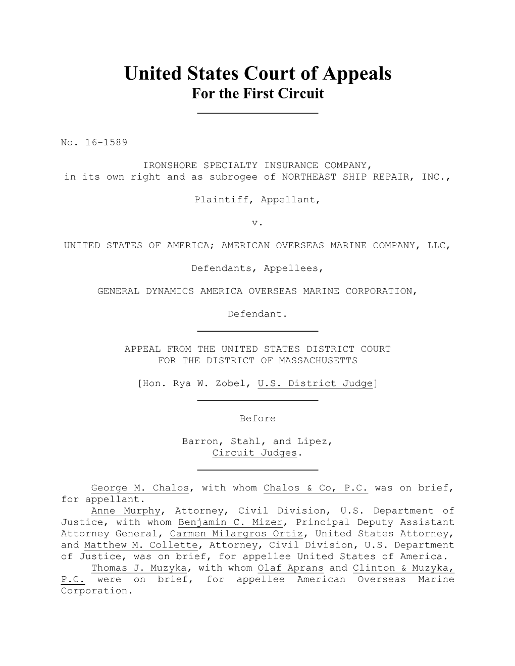 United States Court of Appeals for the First Circuit