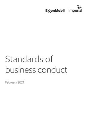 Imperial's Standards of Business Conduct