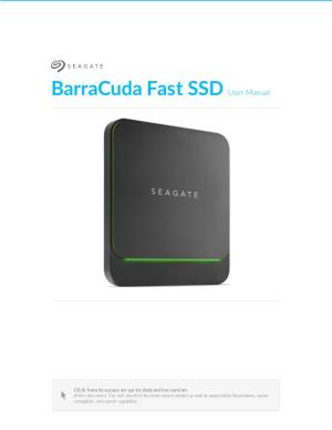 Barracuda Fast SSD User Manual