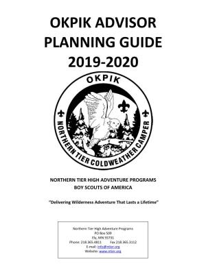 Okpik Advisor Planning Guide 2019-2020