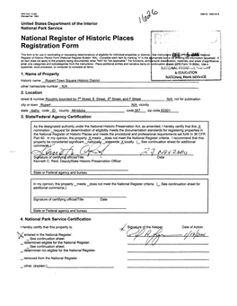 National Register of Historic Places Registration Form