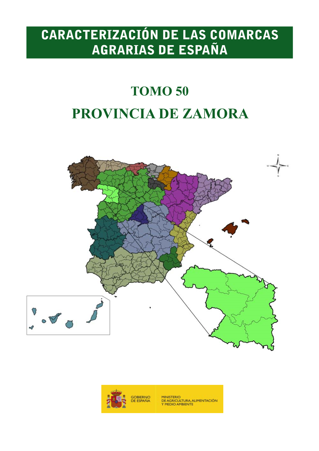 Provincia De Zamora Caracterización De Las Comarcas Agrarias De España