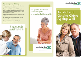 Alcohol and Getting Older: Ageing Well