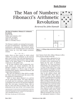 The Man of Numbers: Fibonacci's Arithmetic Revolution