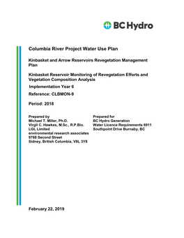 CLBMON-9 | Kinbasket Reservoir Monitoring of Revegetation Efforts