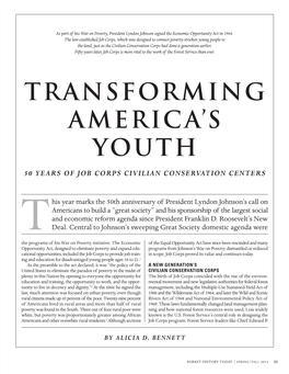 Transforming America's Youth