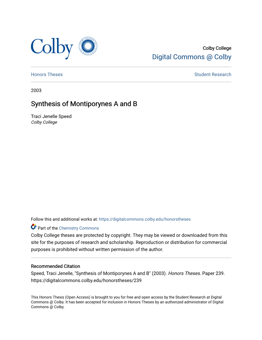 Synthesis of Montiporynes a and B