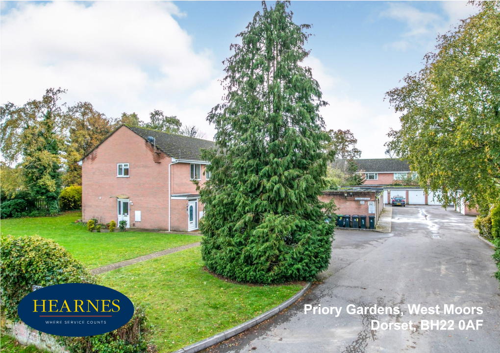 Priory Gardens, West Moors Dorset, BH22 0AF