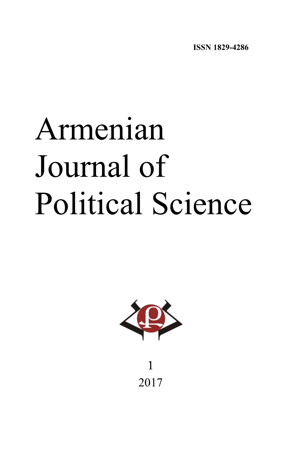 Armenian Journal of Political Science