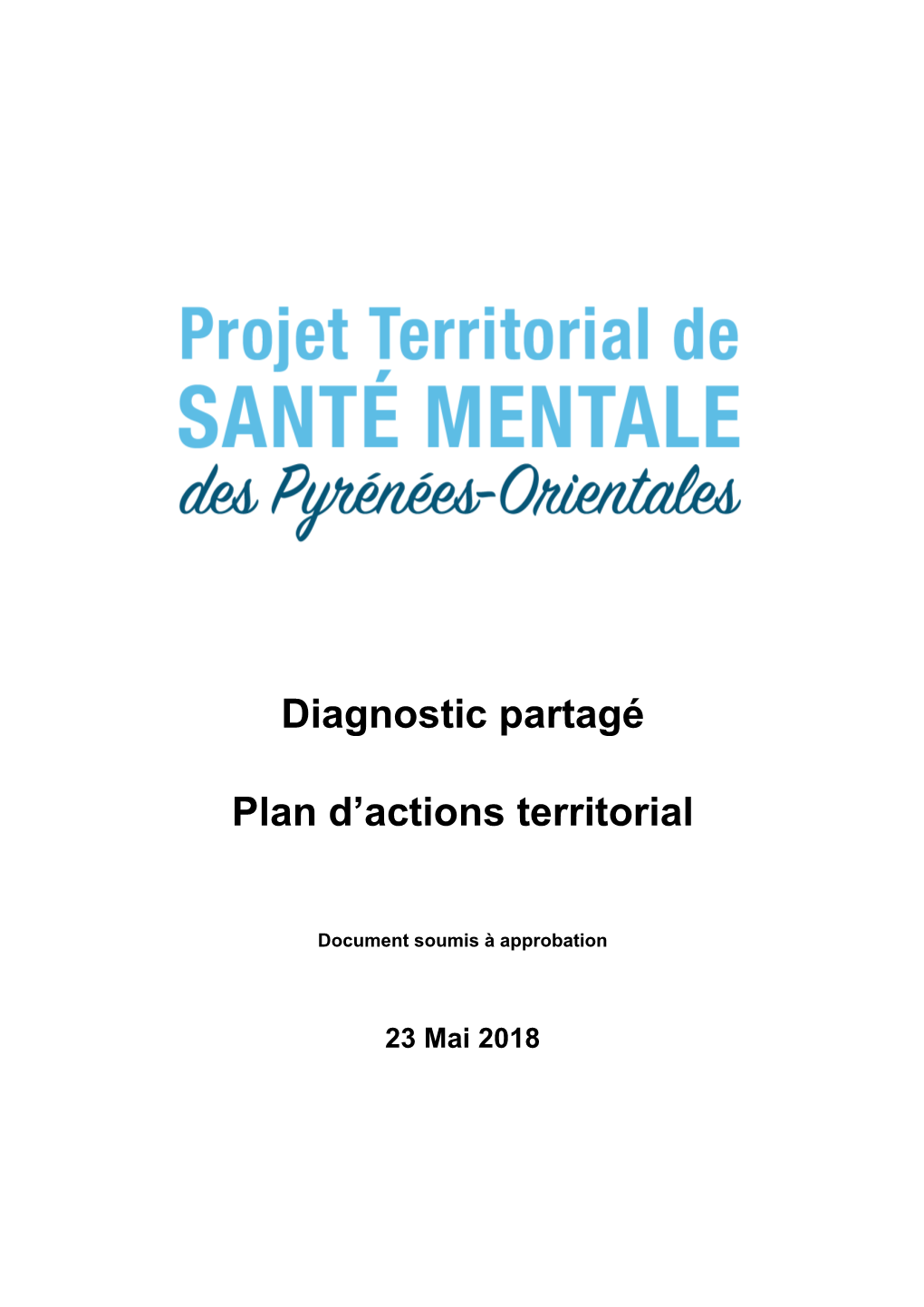 Diagnostic Partagé Plan D'actions Territorial