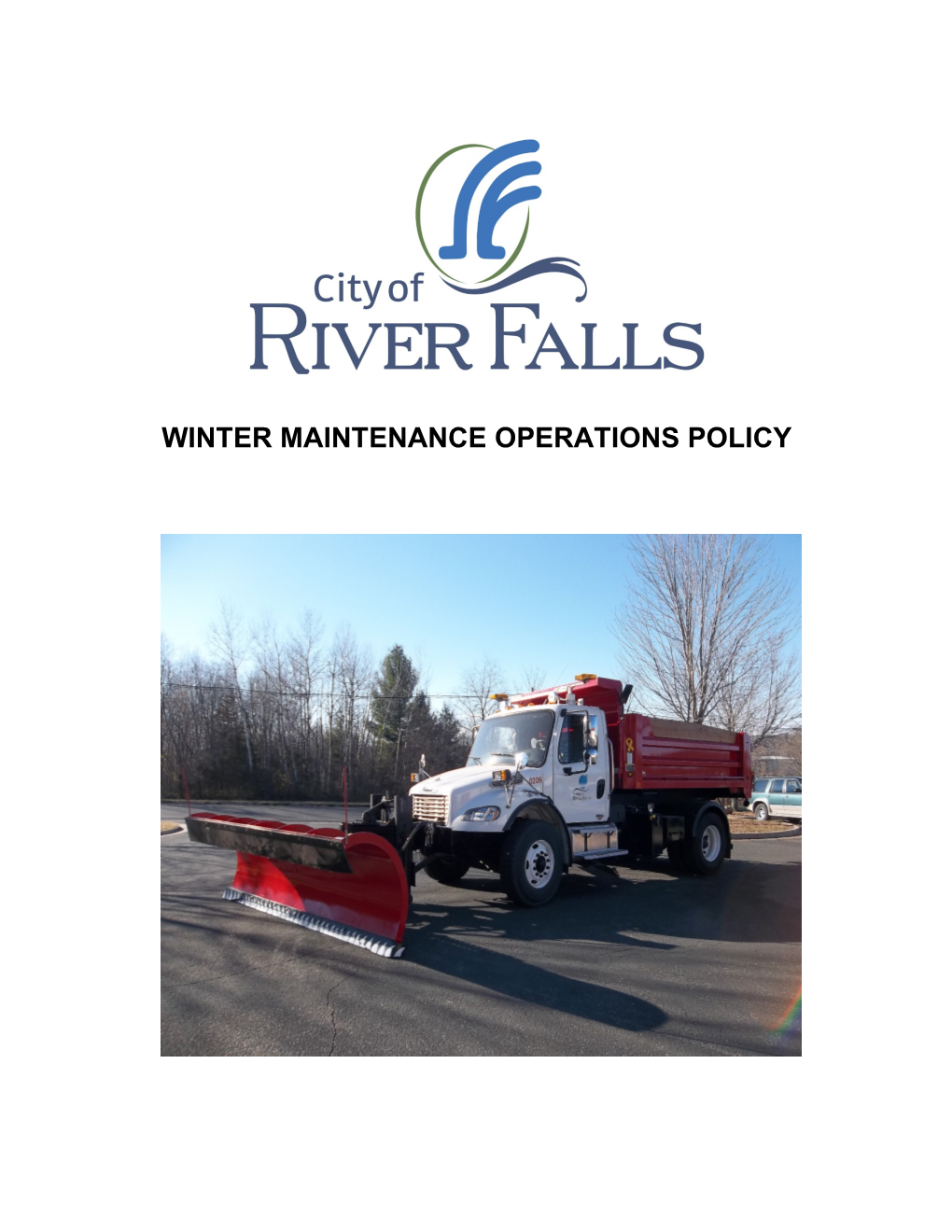 Winter Maintenance Operations Policy