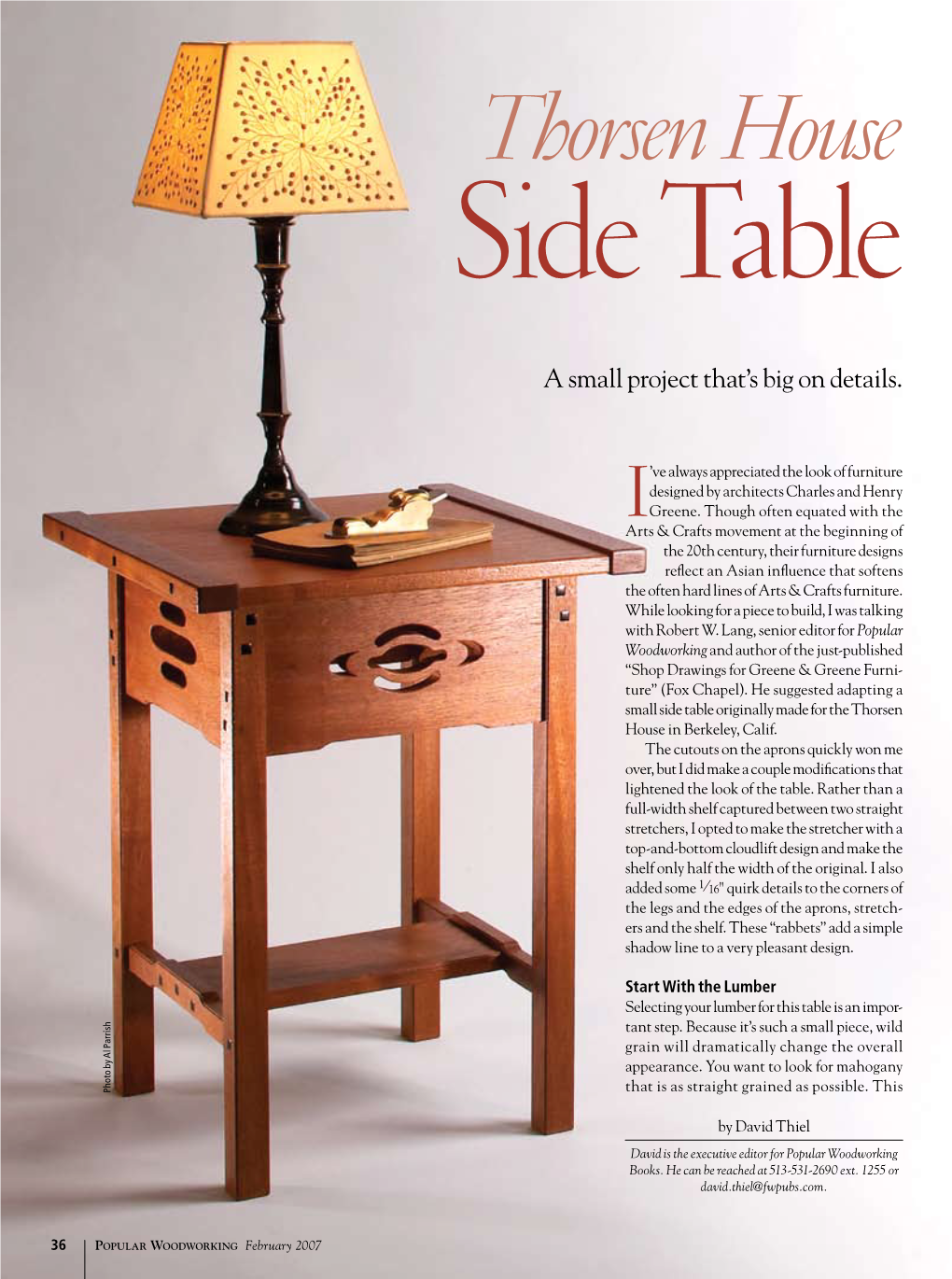 Thorsen House Side Table