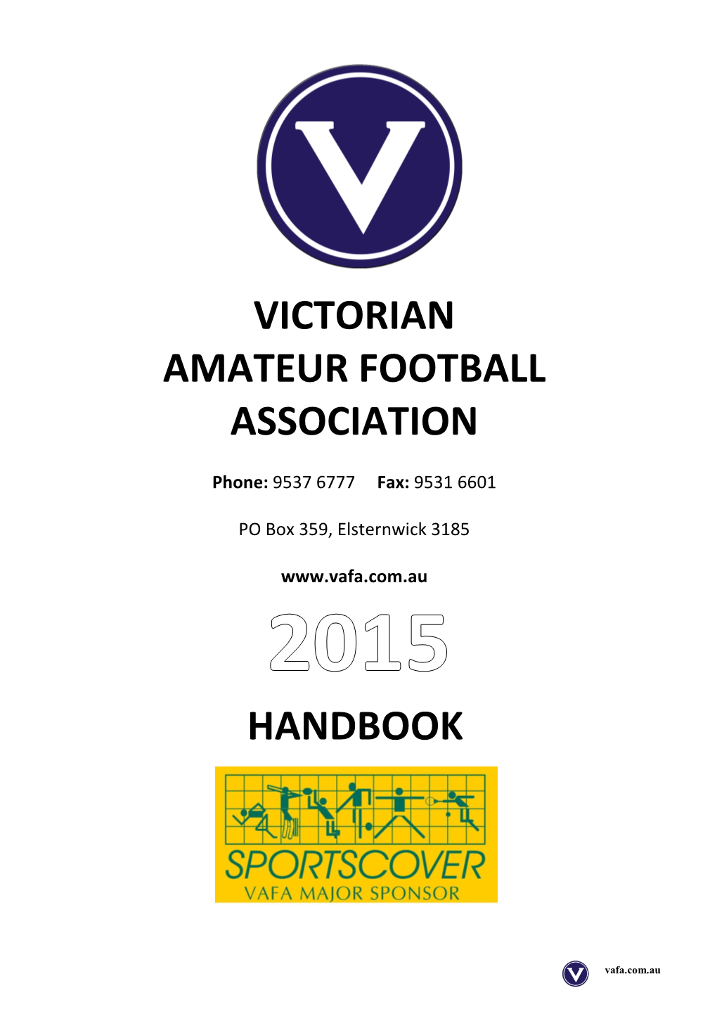 Victorian Amateur Football Association Handbook