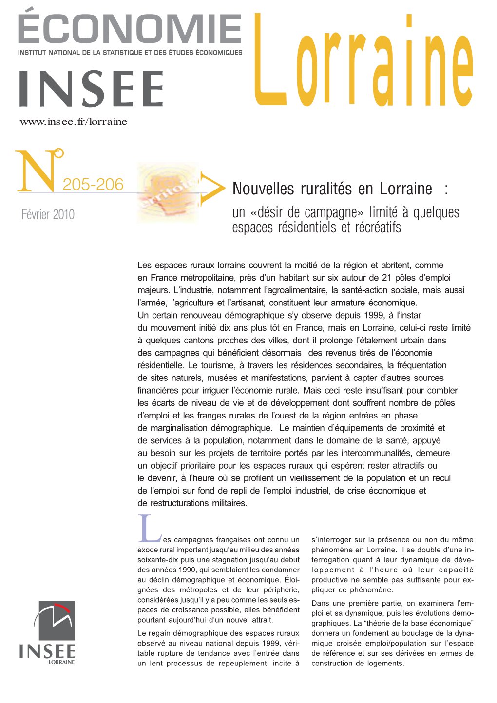 Nouvelles Ruralités En Lorraine : 205-206