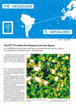 The NTT Provides the Deepest Look Into Space 6