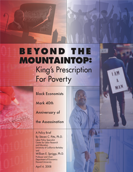 Beyond the Mountaintop: King's Prescription for Poverty, April 2008